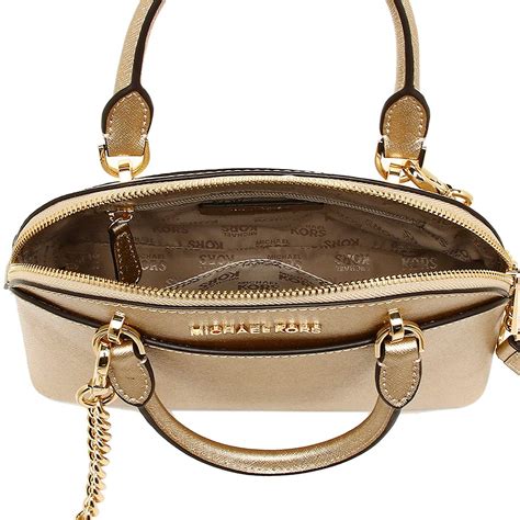 michael kors emmy small dome satchel|Michael Kors Emmy saffiano.